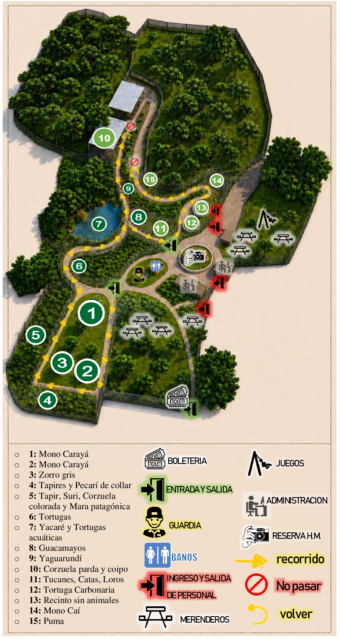 Mapa Reserva Horco Molle